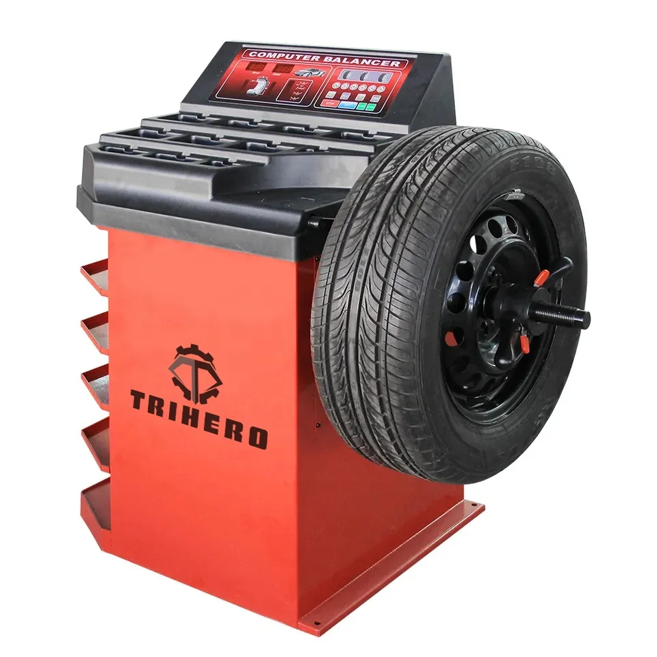 Universal Tire Balancing Machine For Auto Repair Shops 24-Inch Capacity, CE Certified