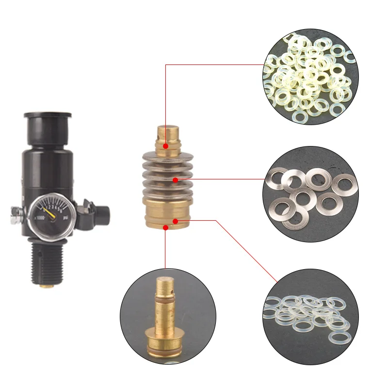 Régulateur De Pression Pour Compresseur Air Paintball/PCP, 4500psi Vers 1800psi, Sortie 5/8, Neuf