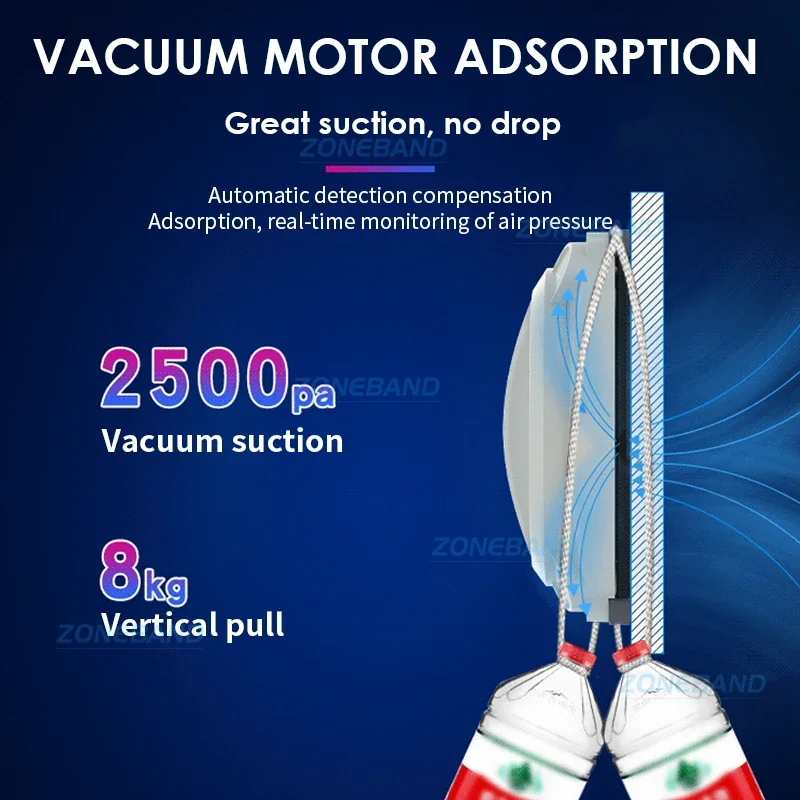 Robotic Window Cleaner Ultra-thin Magnetic Glass Cleaning Robot Vacuum Washing Tool Anti-Fall Tiles Wiper Home Appliance 4