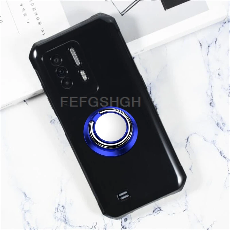 Durable Finger Ring Soft TPU Silicone Phone Case Cover