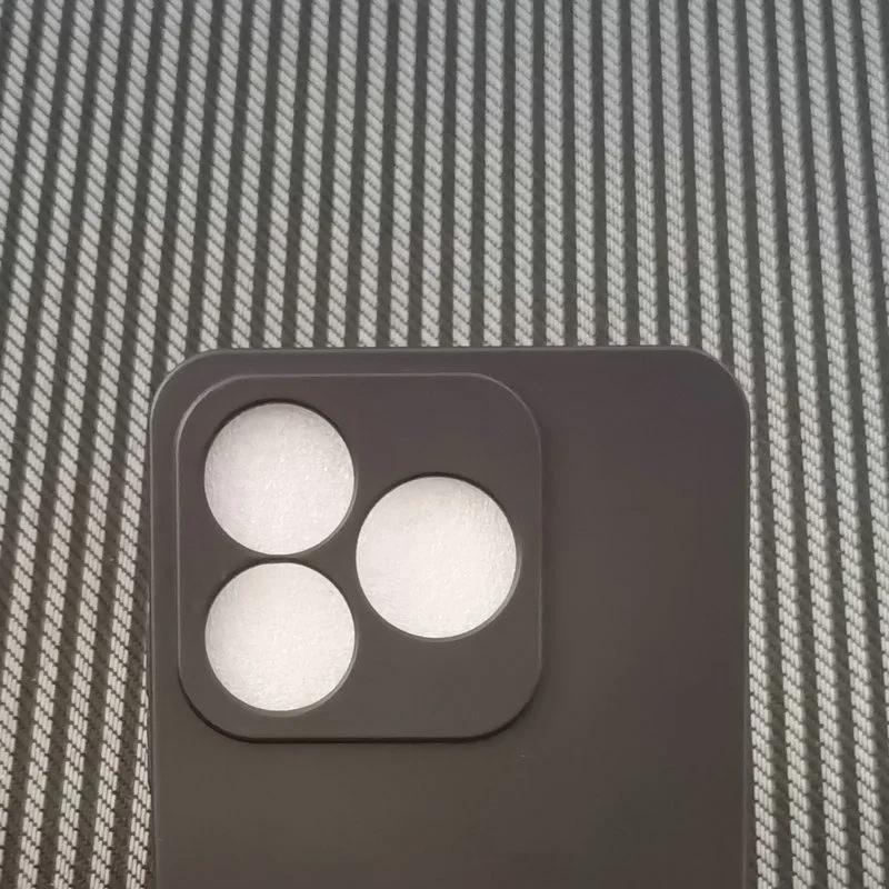 Black Bumper Shockproof Soft Rubber TPU Frosted Back Cover