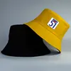 Man's Summer 51 Pastis's Bucket Hats Women Reversible Cool Outdoo Bob Hat Unisex Daily Fisherman Caps Unisex Daily Beach Sun Hat 5