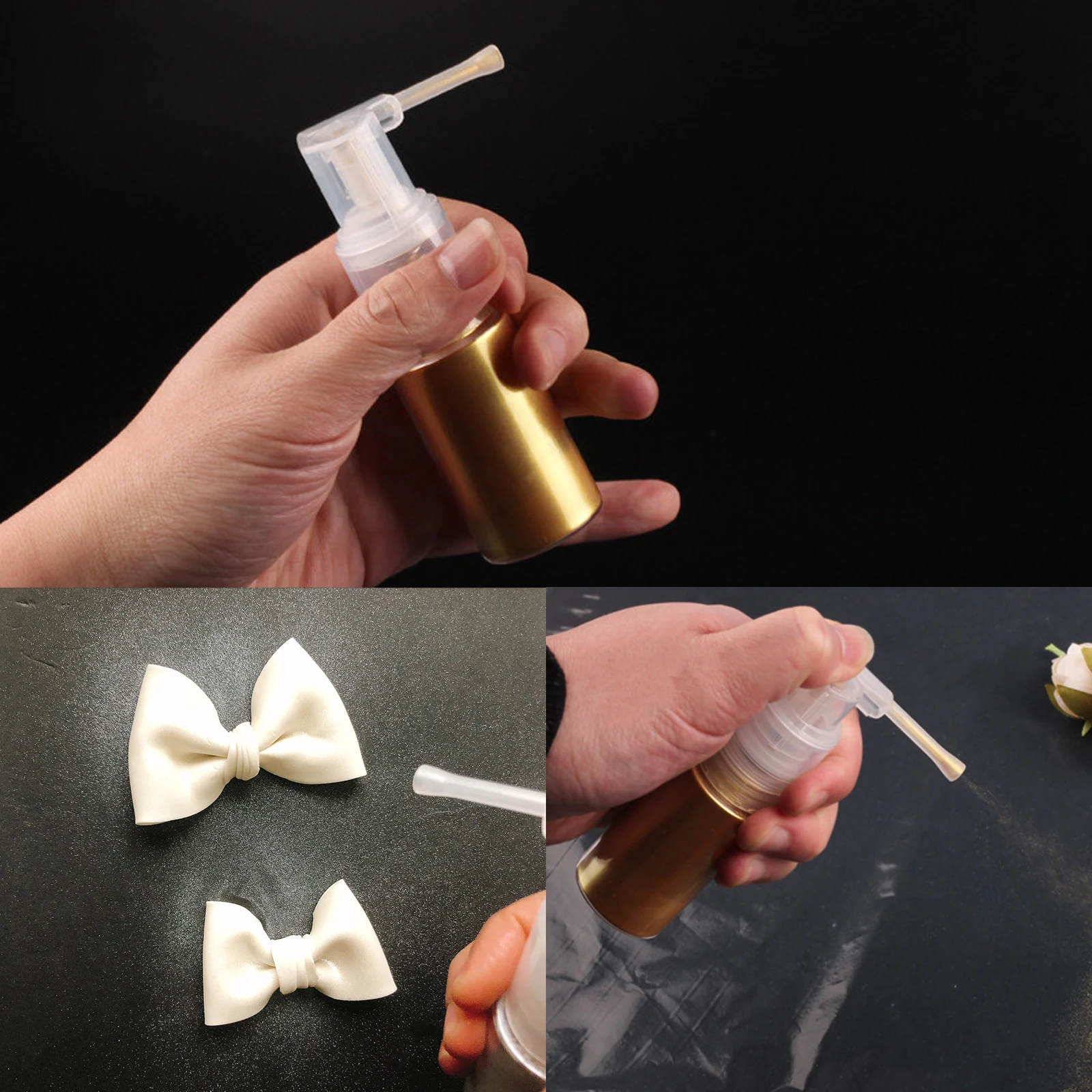 14ML/35ML Glitter Duster Spray Bottle Empty Refillable Portable Dry Powder Spray Bottles For Cake Decorating Fondant Baking Tool