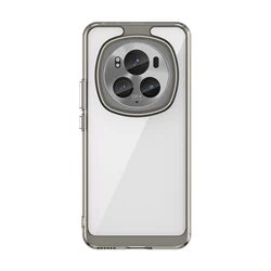 Vibrant Shockproof Protective Back Cover for Honor Magic 6 Pro 5G (Clear-gray)