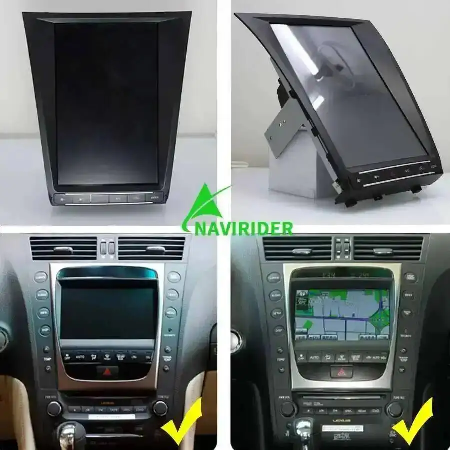 Pantalla Táctil Android para LEXUS GS300 GS350 GS450h 2006-2010, Radio para Auto, Estéreo, Carplay, GPS, Reproductor Multimedia de Video, Unidad Principal 2