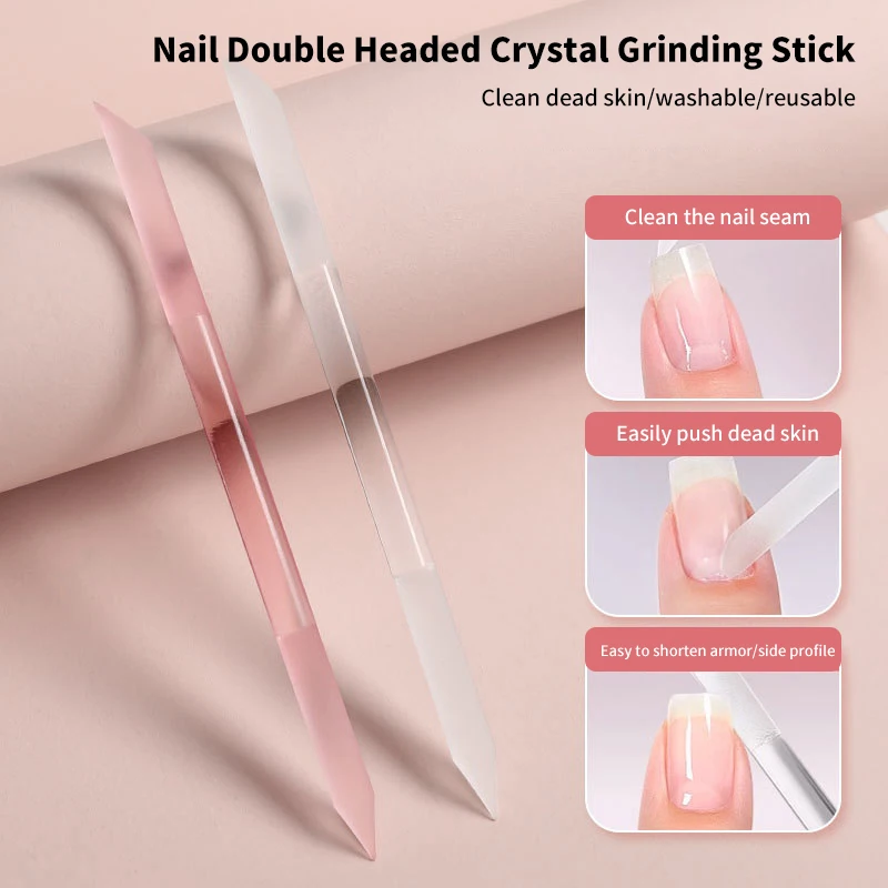 Glass Cuticle Pusher Nail Manicure Stick Professional Precision Filing CuticleRemover PedicureForManicure Nails Accessories for nail care kit manicure tools manicure pedicure kit manicure set nail art pusher nail manicure tools manicure pedicure tools cuticle pusher nail manicure sticks