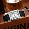 New Fashion Watch Designer Rectangle Dial Quartz Watch for Men Casual Leather Strap Luxury Business Wristwatch Relogio Masculino 2