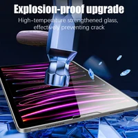 For Ipad Pro 11 12.9 6th 2022 Air 4 5 Tempered Glass Screen Protector For 9 9th 10 10th Gen Mini 6 2021 10.2 9.7 Film Accessory 2