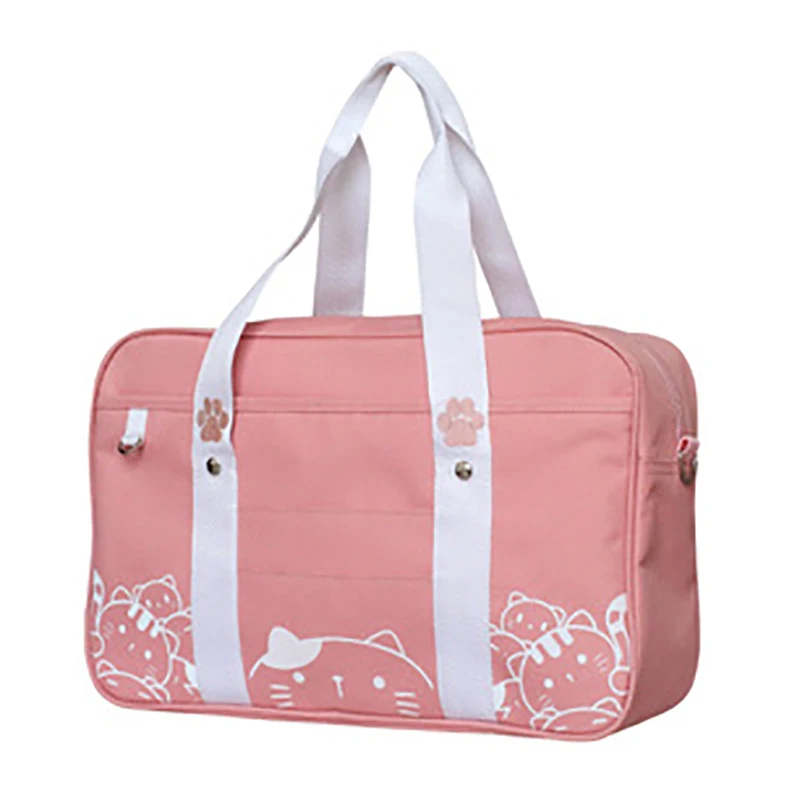 Lovely Japan Style Lolita Girl JK Bags Student ShoulderBags Briefcase Kawaii Cat Handbags Bolsas De Tela Anime