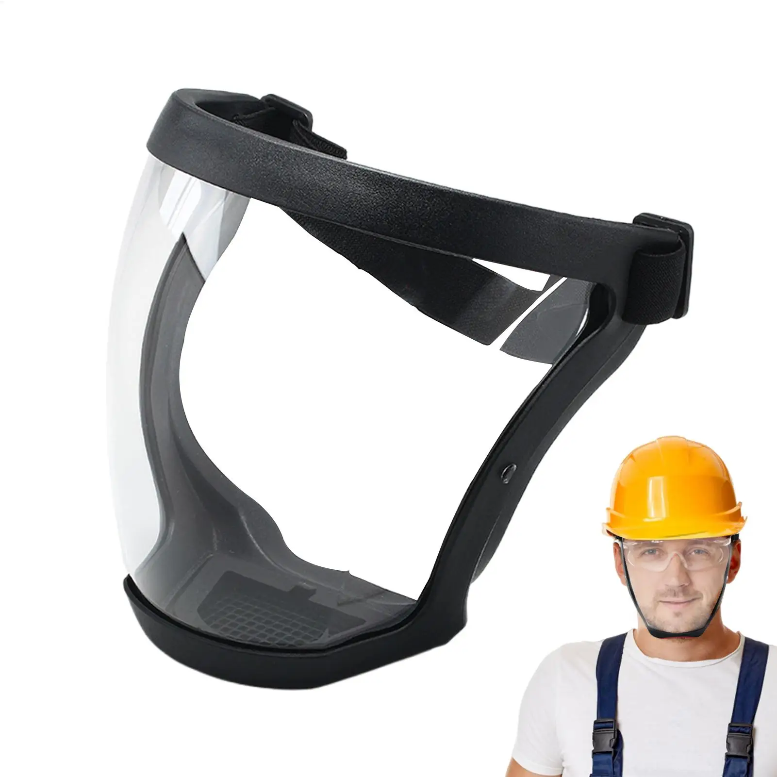 Reusable Transparent Anti-Fog Face Shield Mask