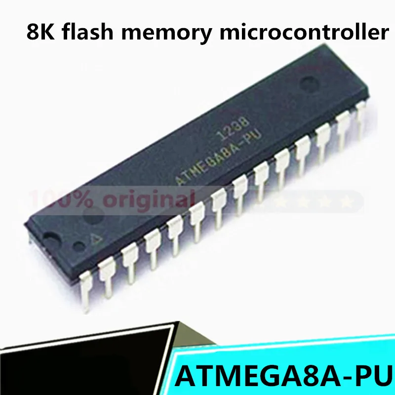 

brand 10 pieces of original in-line ATMEGA8A-PU AVR microcontroller/8K flash memory microcontroller DIP-28