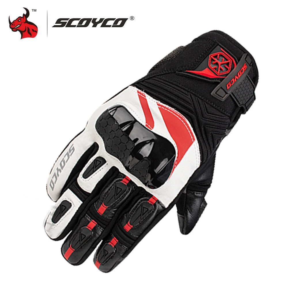 SCOYCO Motorcycle Riding Anti-drop Gloves Equipment Autumn And Winter Streets Windproof Motorcycle Gloves Touch Screen Gloves