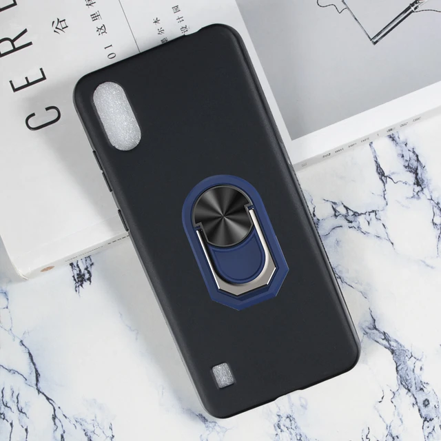Flip Case Optus X Wave Case Luxury Shockproof Ring Holder For