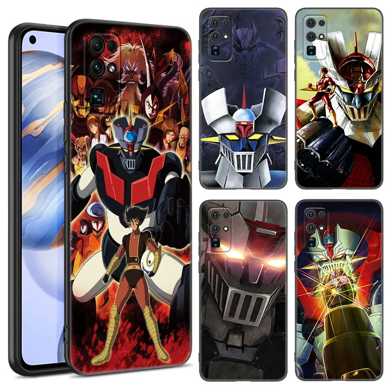 Custodia Per Telefono Anime Mazinger Z Per Honor Magic 4 20 50 Lite 60 Se 30 70 80 Pro Plus 20E 20I 30I 20S 30S Soft Tpu Black Cover