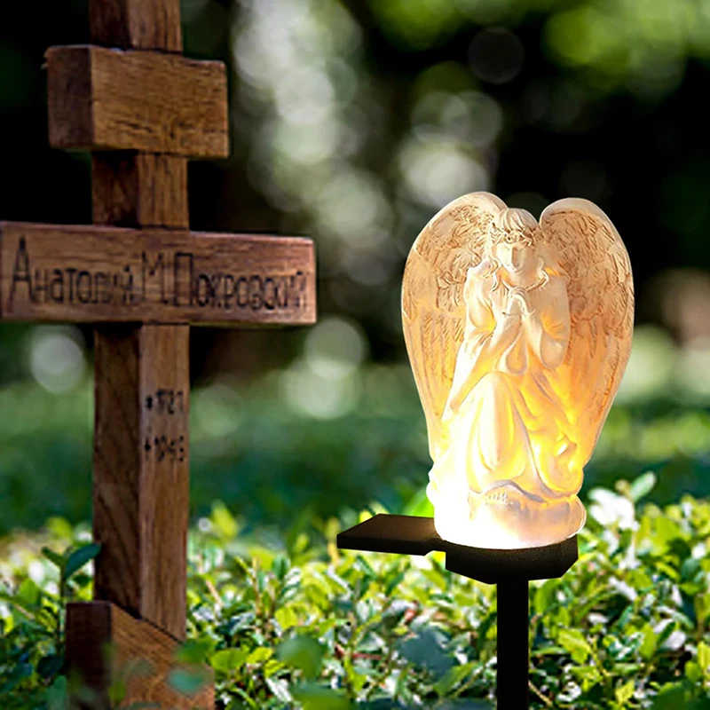 

Уличные светильники с ангельскими лампочками, украшение для сада, ландшафта, подарок на новоселье, освещение для газона, двора, внутреннего дворика, светодиодный, водонепроницаемые