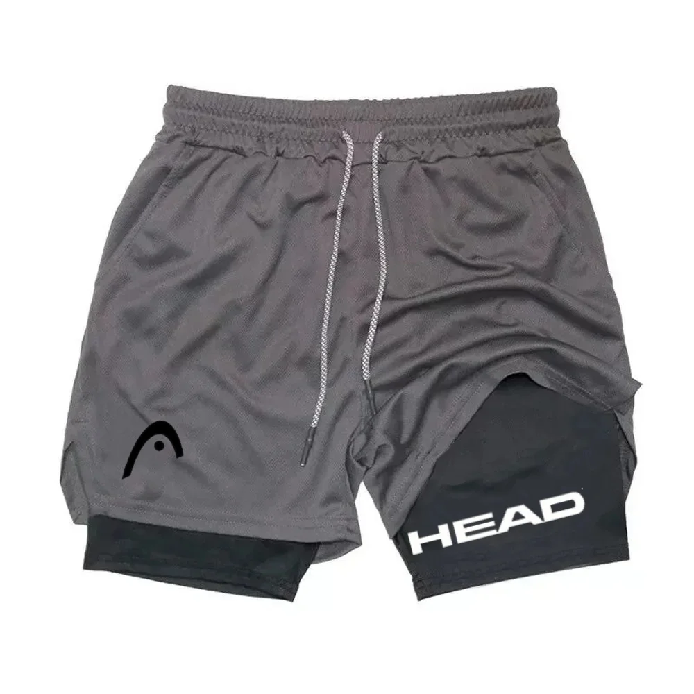 Sports Shorts Shorts for Men Summer Spider Printed GYM Casual Sports Compression Shorts Workout Running Mesh 2 in 1 Sport Short Pants