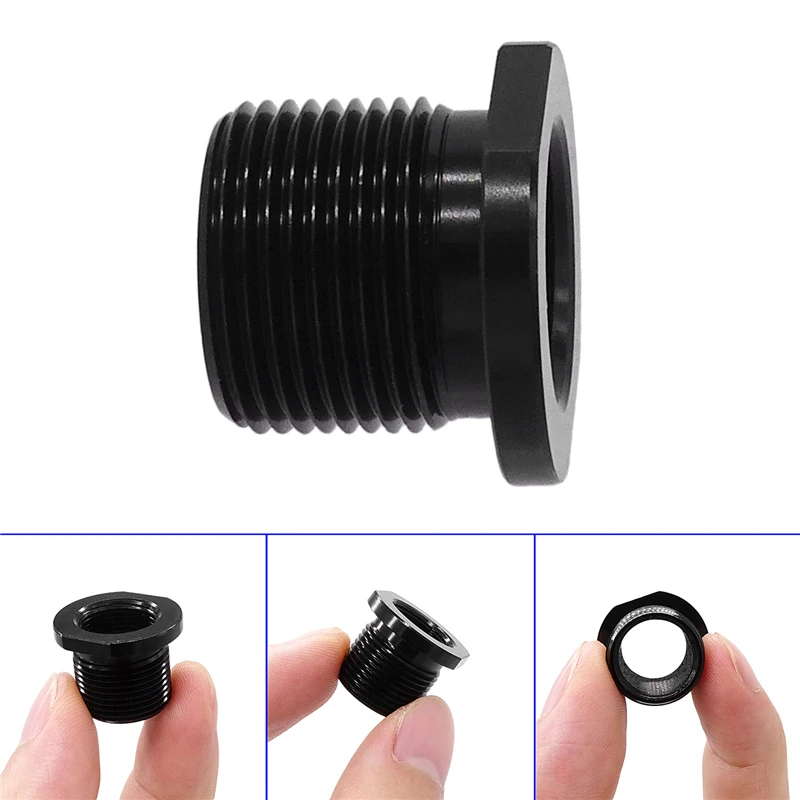 

Barrel Thread Adapter Fuel Filter 5.56 To .308 1/2"x 28 TPI ID to 5/8"x 24 TPI OD,Black Oxide Finish 0.819'' OD 0.755'' Flats