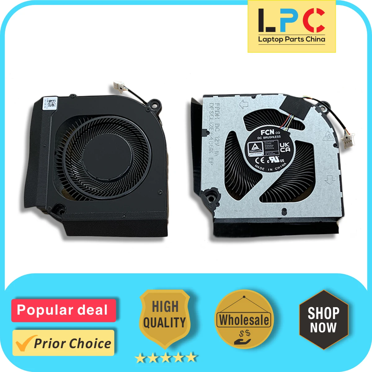 

Вентилятор охлаждения графического процессора 23.Q8FN2.002 для Acer Nitro 7