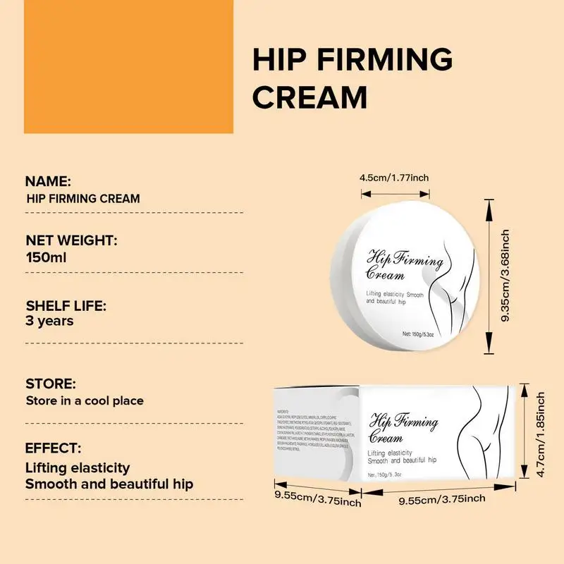 Butt Enhancement Cream Firming Big Ass Enlargement Enhance Hip Growth Tighten Shaping Sexy Body Care 150g