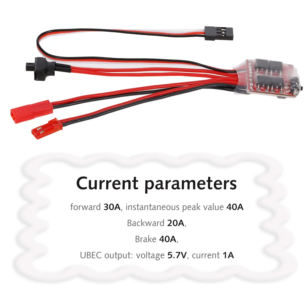 Feu arrière LED pour voiture RC 1/10 installé sur une carrosserie, éclairage tuning visible de nuit.