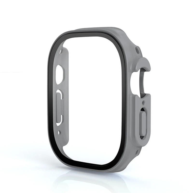 Enhanced Protective Case with Screen Protector for Apple Watch Ultra 49mm – Premium HD Tempered Glass and Durable Bumper Shell Accessories