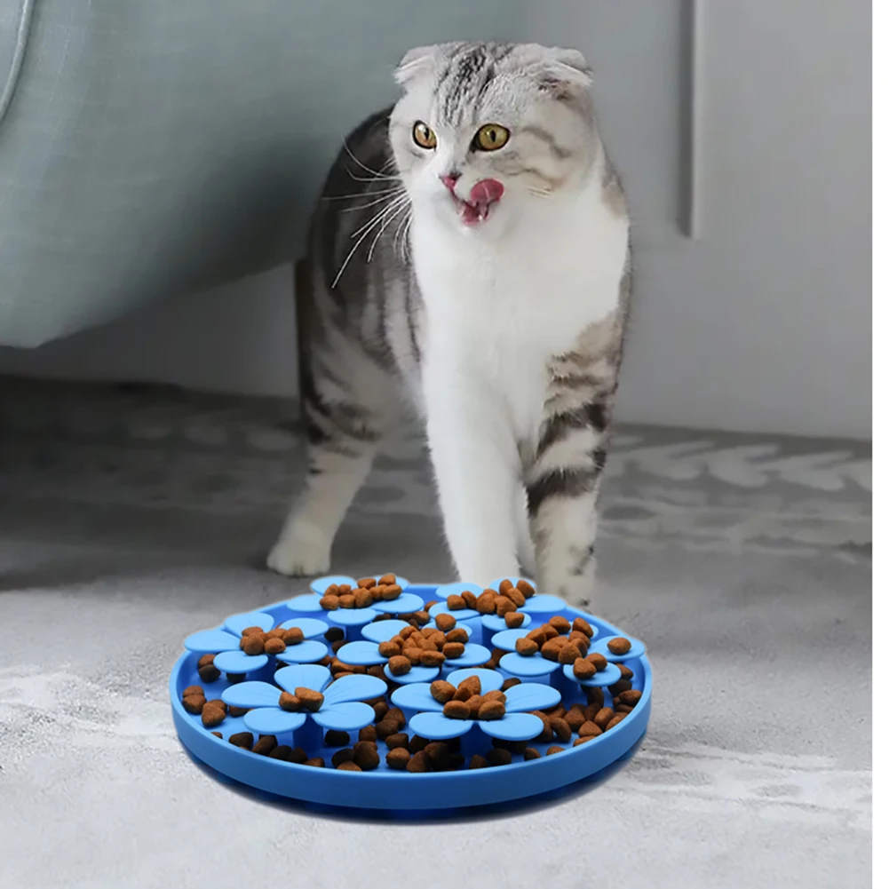 Universal Cat Silicone Snuffle Mat Multipurpose Pet Slowing Feeding Pan For Cat Dog