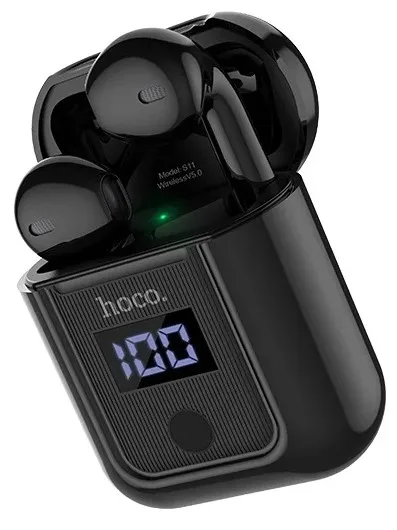 Bluetooth headphones wireless earbud with LED display HoCo S11 melody TWS | Электроника