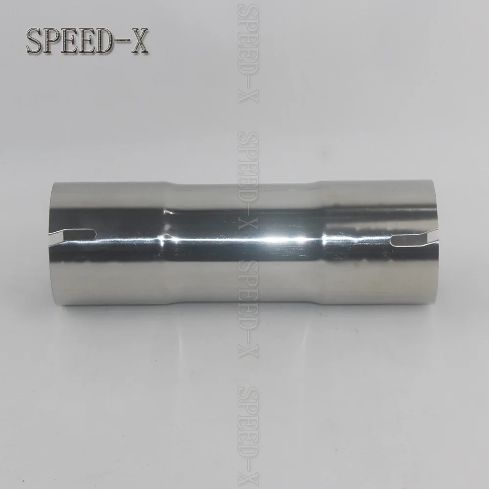 304 stainless steel 51/63/70/76 mm nozzle clamp type round pipe 200 mm total length round pipe fitting
