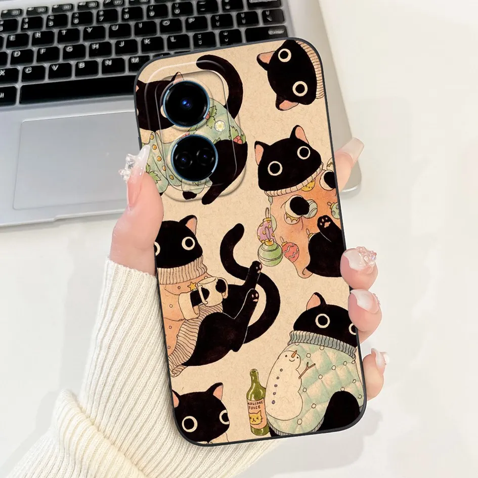 Fashion Pattern Soft Silicone Shockproof Bumper Phone Case Cover