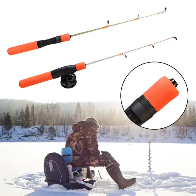 Portable Pocket Winter Fishing Rods Ice Fishing Rods Tackle Pen Spinning Hard Pole Rod Reels Combo Fishing Rod Lures Castin A0h3 1