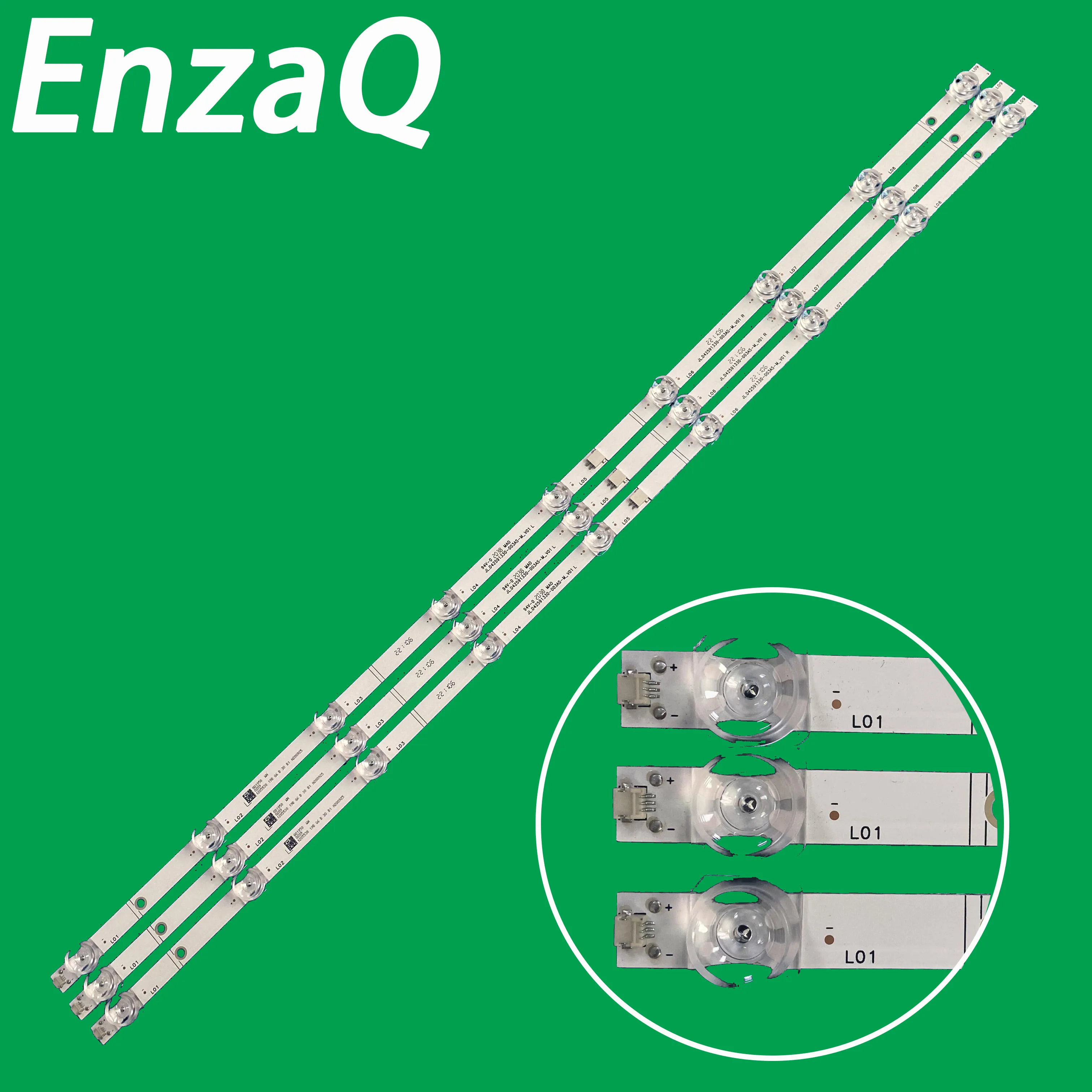 NEW-9leds-3V-LED-strip-JL-D42591330-003AS-M-CRH-BX43V1U513030T03098AQ ...