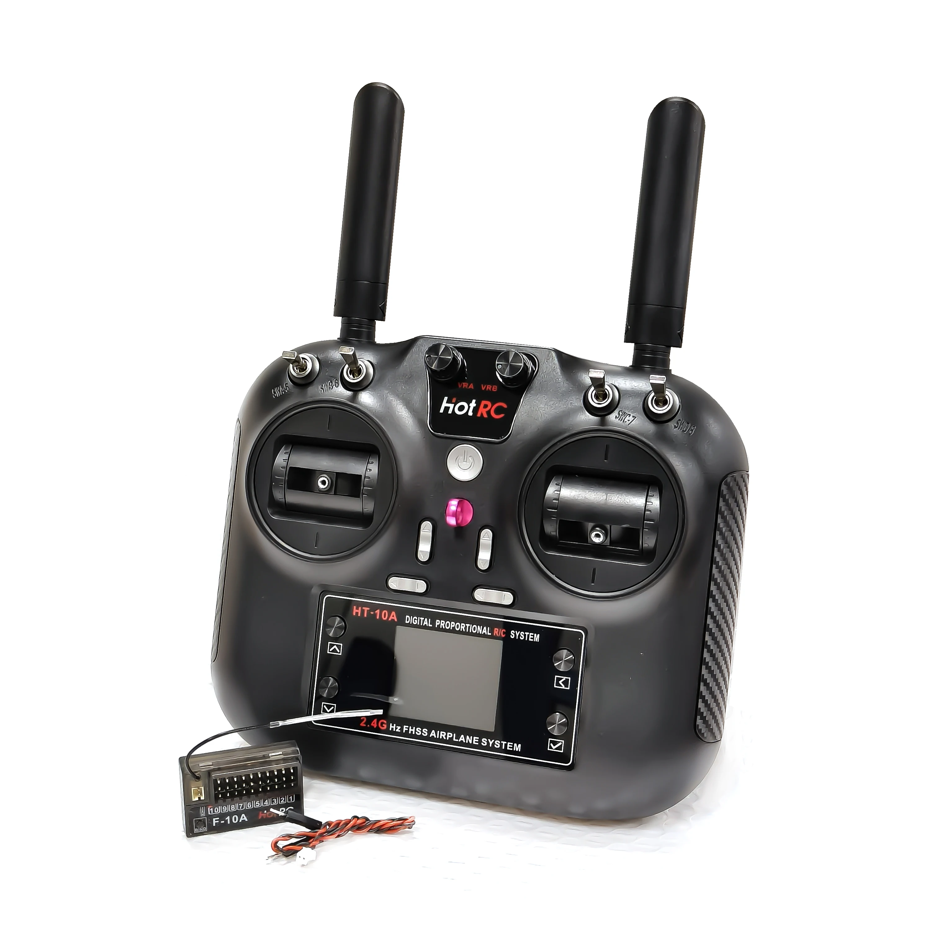 Drone F-10A avec récepteur - Mode1, Mode2, Bleu/Vert - Livraison rapide
