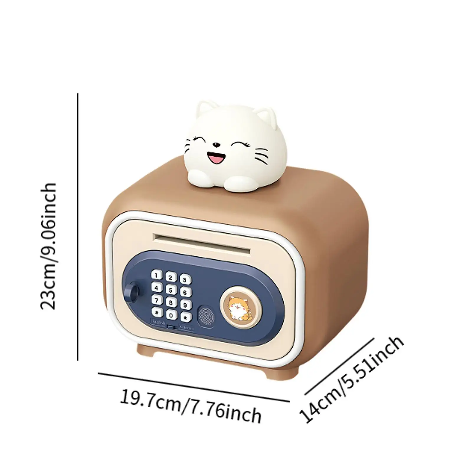 Electronic Piggy Banks Personal Password & Simulation for Age 3-8 Years