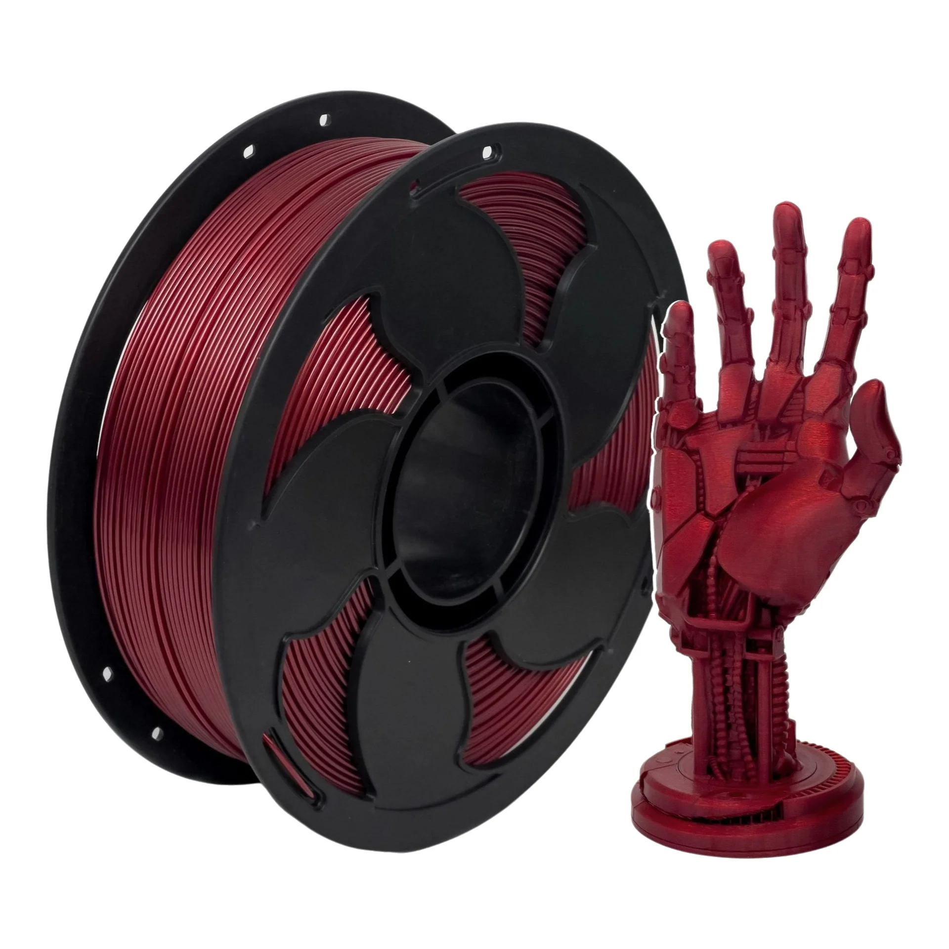3D 프린팅 소모품 PETG 금속 소재 1KG 레드 메탈 TPU PLA와 호환 가능 3D 프린터용 맞춤형 포장 가능