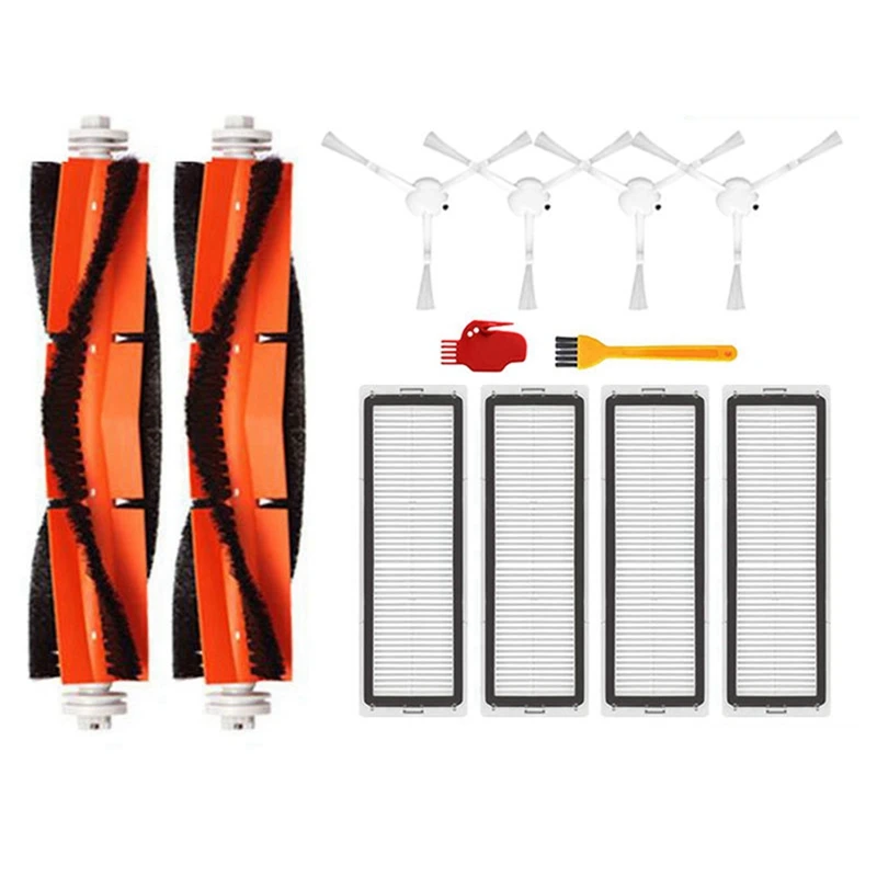 

Запчасти для пылесоса Xiaomi Mijia 1C 2C / STYTJ01ZHM Dreame F9, фильтр НЕРА, основная боковая щетка, тряпочка для швабры