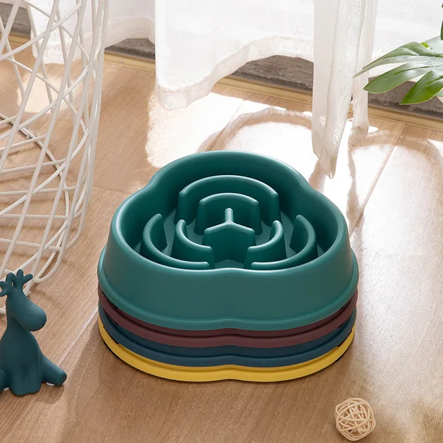 1PC Pet Slow Food Bowl Anti Choking Dog Bowl Dog Bowl Anti Overturning Pet Food Supplies and Feeding Device 1PC Pet Slow Food Bowl Anti Choking Dog Bowl Dog Bowl Anti Overturning Pet Food Supplies and Feeding Device