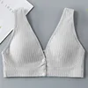 Cotton Nursing Bra Maternity Thin Section Undershirt Breastfeeding Underwear Without Steel Ring Front Open Buckle Breathable Pos 5