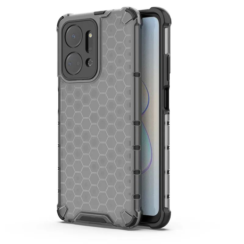 Per Honor X7A Case Honor X7A X7 Cover A Nido D'Ape Style Bumper Shield Custodie Protettive Per Telefono Posteriore Per Honor X7A X7 Funda Capa