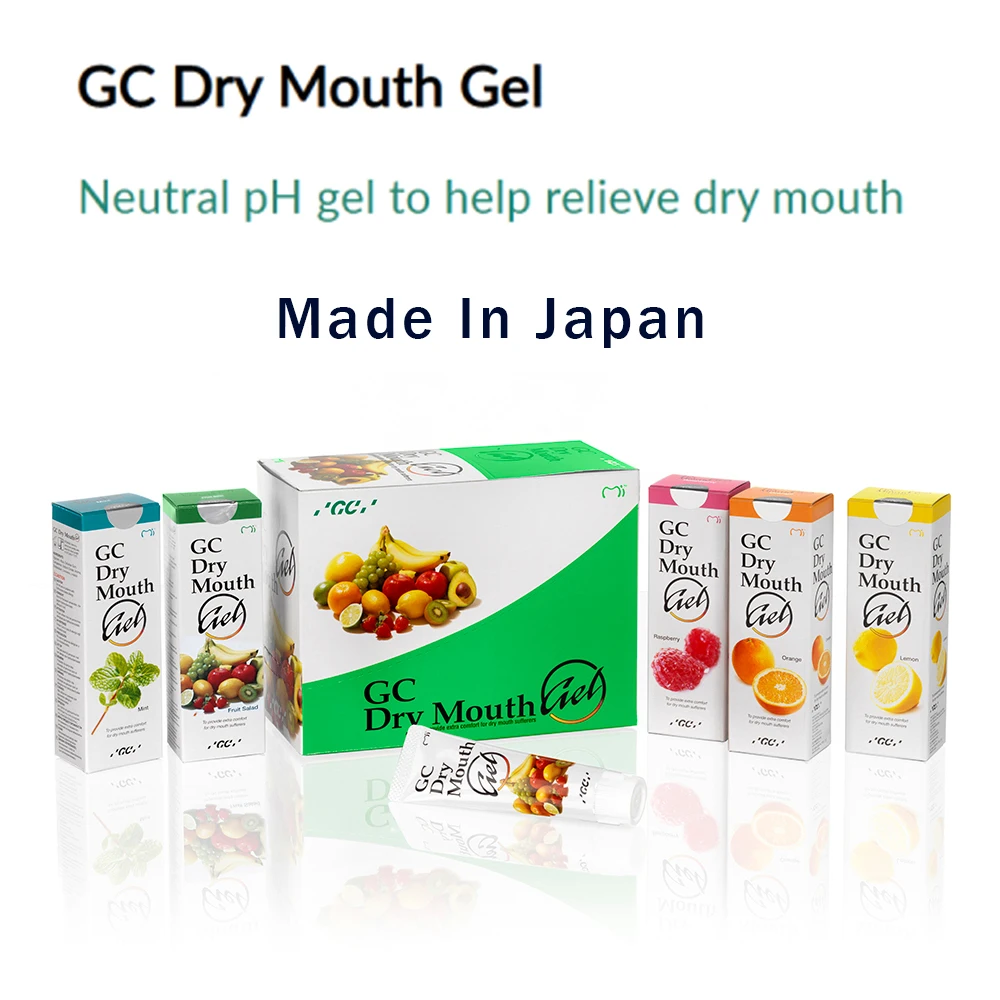 Dry Mouth Relief Gel Treatment Cream GC Mints Japan Made Throat Dental