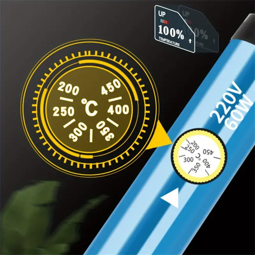 Electric Soldering Iron 60W Adjustable Temperature For Repairing