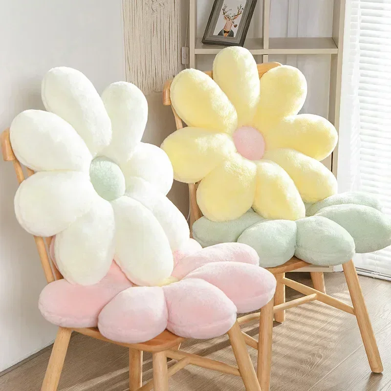 60/80CM 8-petal Chrysanthemum Pillow Bed Head Flower Petal Shaped Cushion Chair Sofa Cushion Cute Pillow Floor Cushion - Image 5