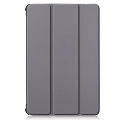 Enhanced Tri - Fold Magnetic Stand Tablet Case with Durable Hard Back Shell - Tabwee W90 11 - inch (Grey)