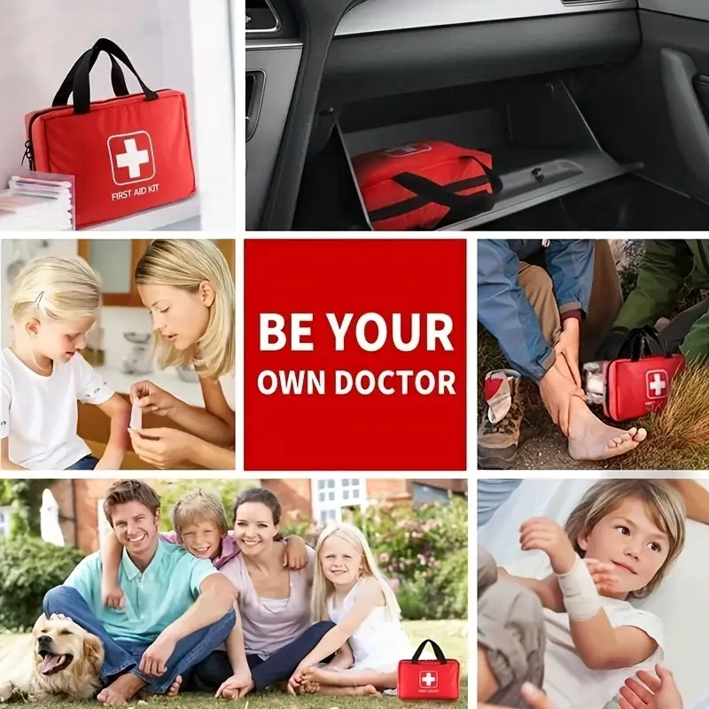 184-Piece Portable First Aid Kit 5