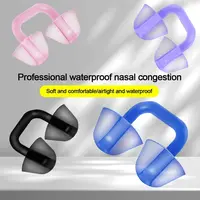 Soft Silicone Swimming Nose Clip Safety Gear Reusable Waterproof Nose Plug Prevent Choking Multicolor Swim Nose Protector 1