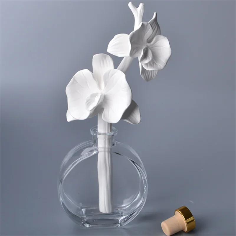 Ceramic Flower For Interior Fragrance Diffuser,Home Fragrance Decoration, Decorative Accessories (Glass Not Included) - 2