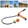 10T Hydraulic Ram Cylinder Jack Hydraulic Jack Hand Pump Single-Acting 0.43" Stroke for Machinery Shipbuilding 1