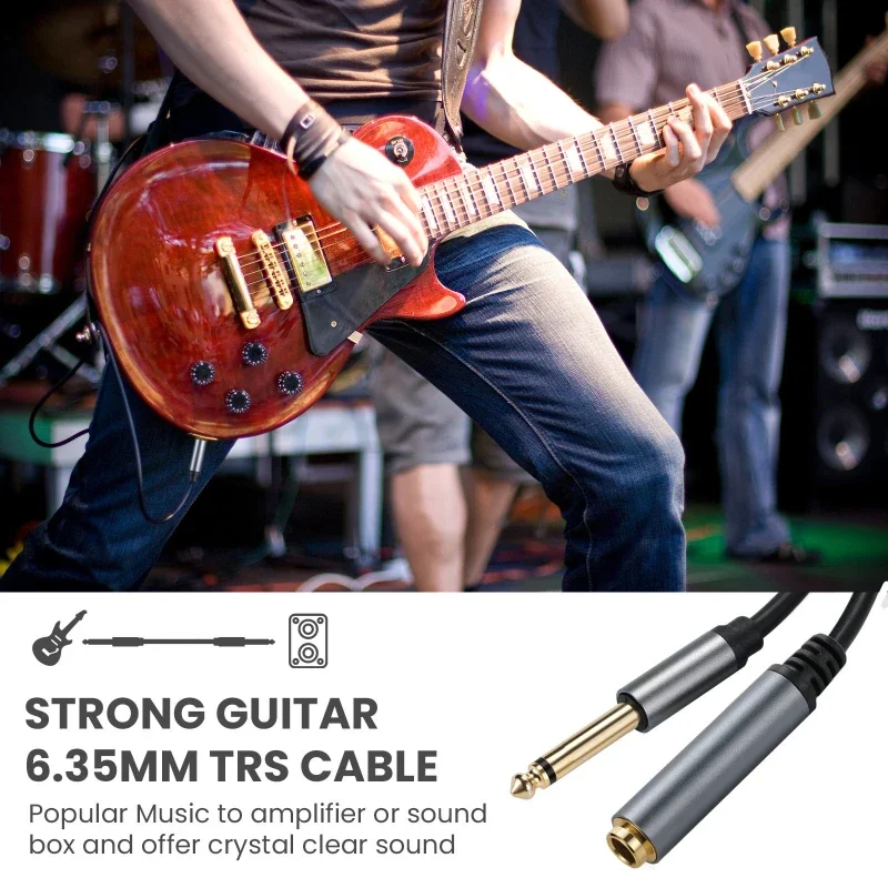 1/4 TS  ׷ 6.35mm -  ̺ ڵ TS 6.35     ̾ 6.35 MF  