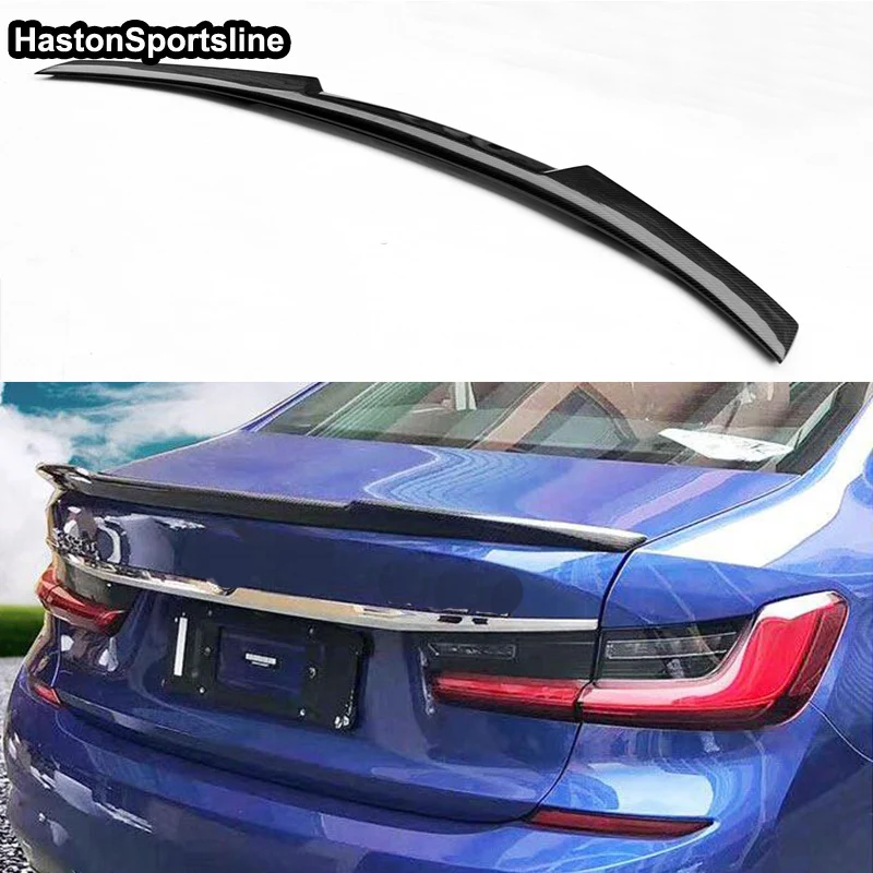 

G20 P /PSM/M3/M4/CS Style Real Carbon Fiber Rear Trunk Lip Spoiler Wing for BMW G20 2018UP Car Accessories