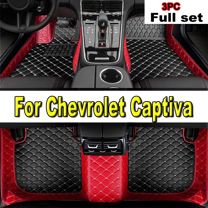 

Car Mats For Chevrolet Captiva 7seat C100 C140 2006~2010 Anti-dirt Carpets Leather Mat Rugs Pad Interior Parts Car Accessories