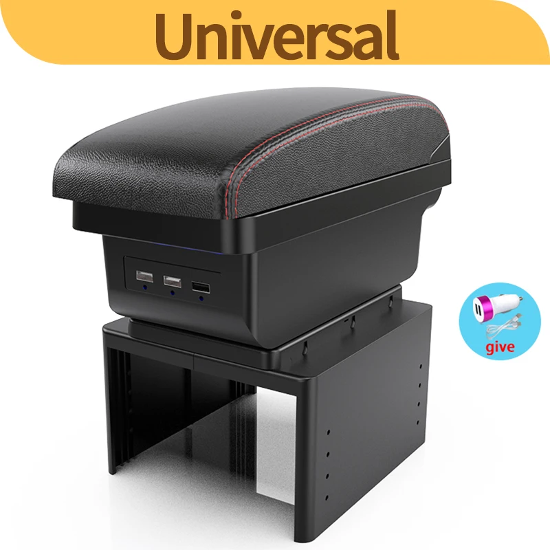 Universal Car Armrest box central Universal model armrest box car accessories storage support arm Interior Retrofit parts car armrest box armrest box